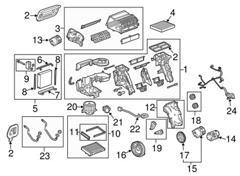 HVAC Case for 2013 Chevrolet Malibu 